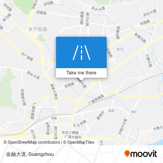 金融大道 map