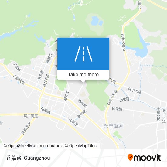 香荔路 map