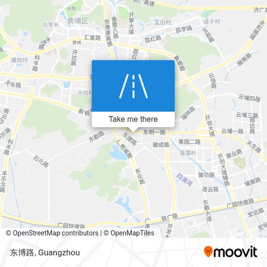 东博路 map