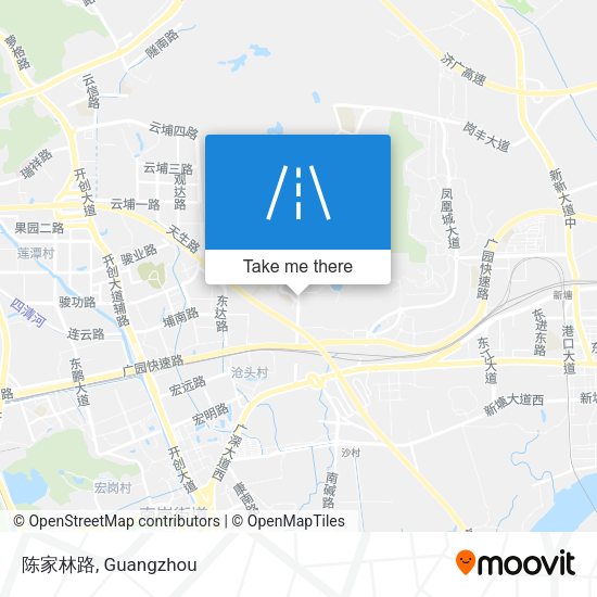 陈家林路 map