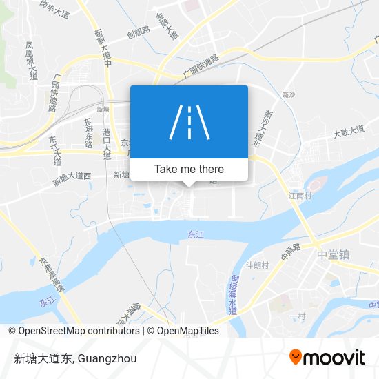 新塘大道东 map