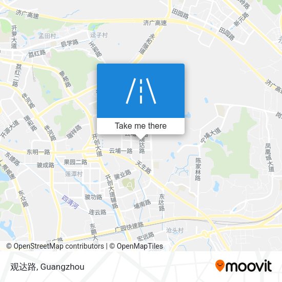 观达路 map