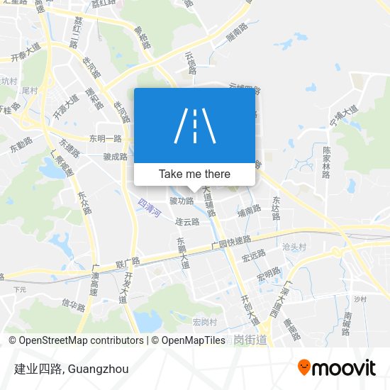 建业四路 map
