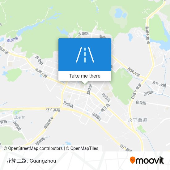 花轮二路 map