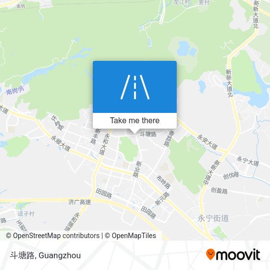 斗塘路 map