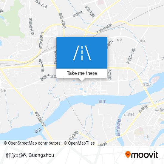 解放北路 map