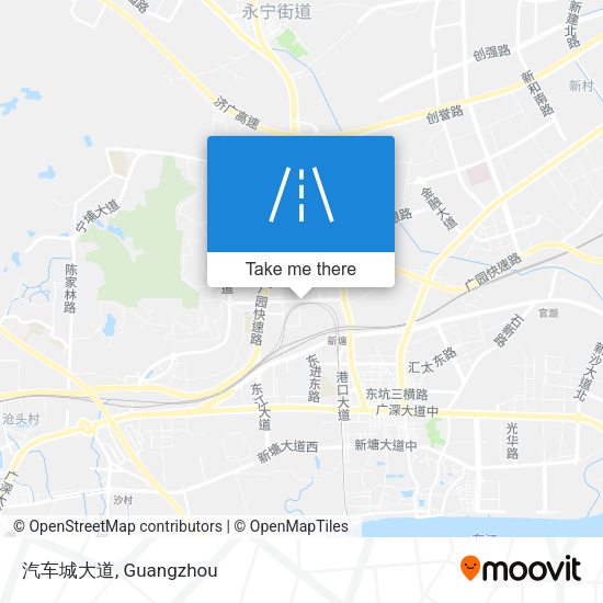汽车城大道 map