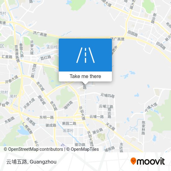 云埔五路 map
