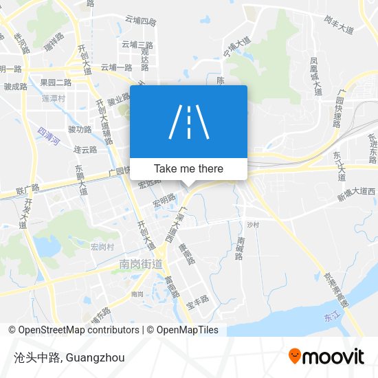 沧头中路 map