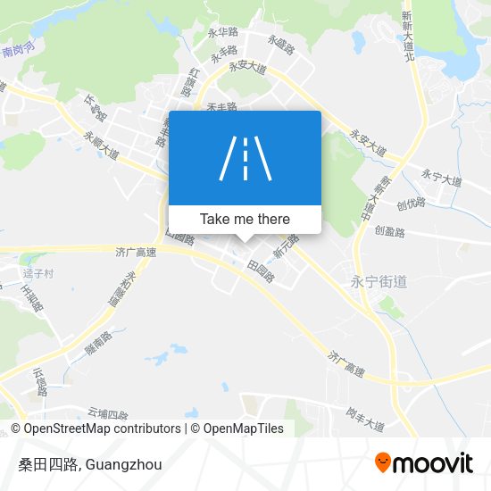 桑田四路 map