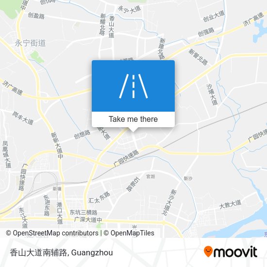 香山大道南辅路 map