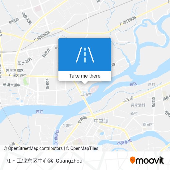 江南工业东区中心路 map
