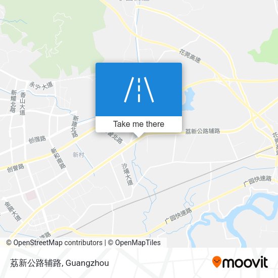 荔新公路辅路 map