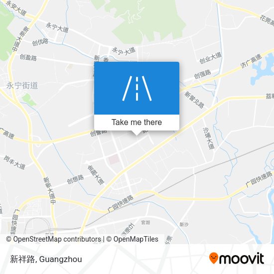 新祥路 map
