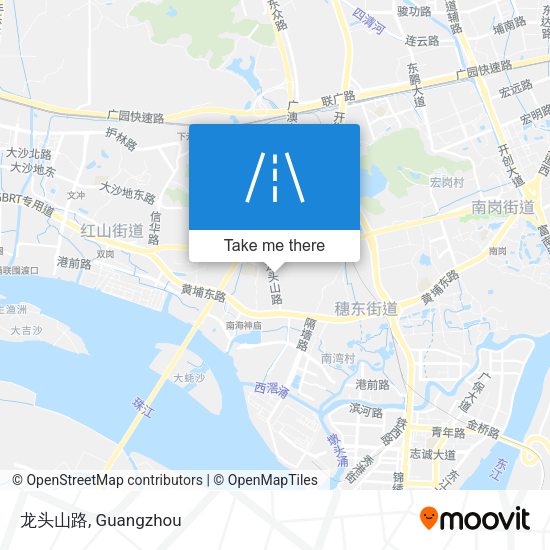 龙头山路 map