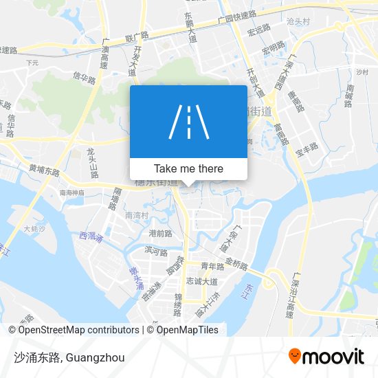 沙涌东路 map