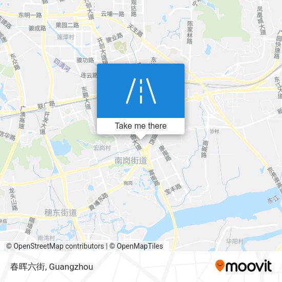 春晖六街 map