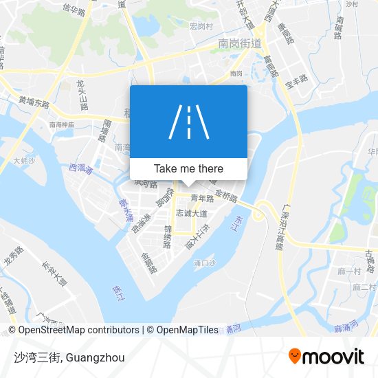 沙湾三街 map