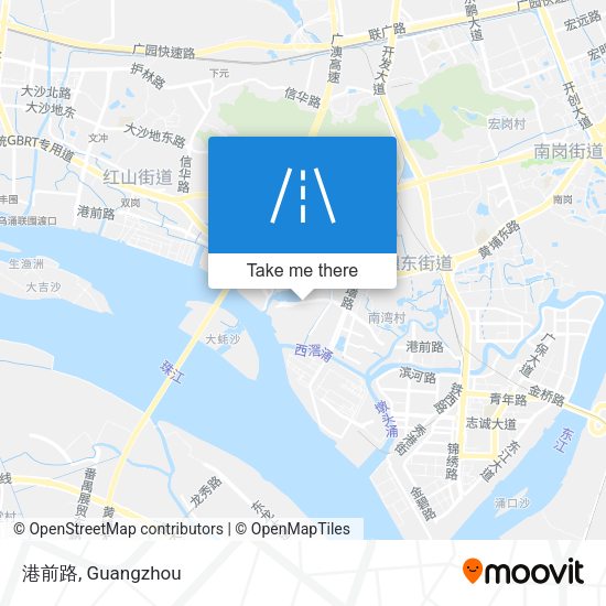 港前路 map