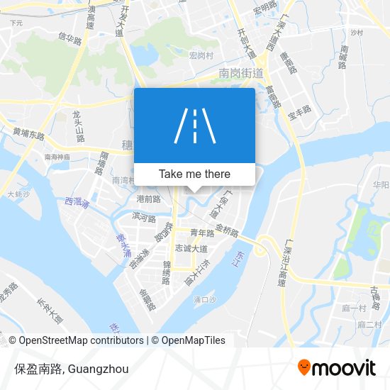 保盈南路 map