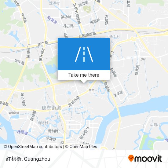 红棉街 map