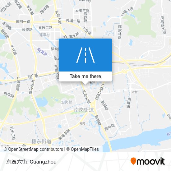 东逸六街 map