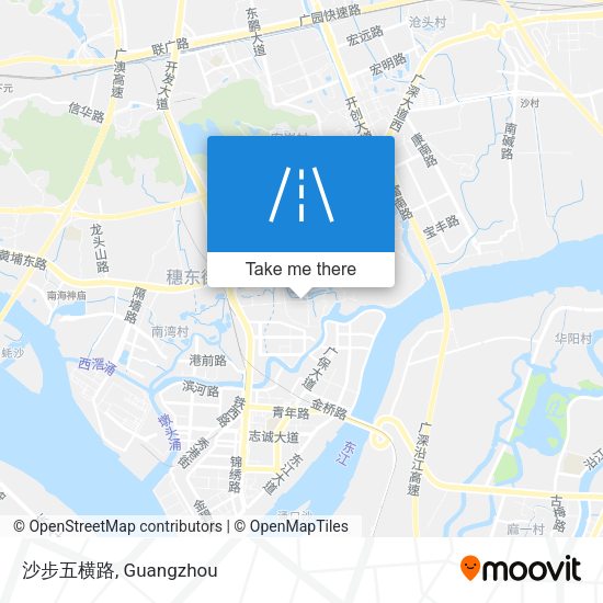 沙步五横路 map