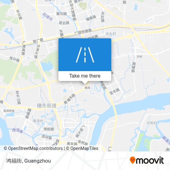 鸿福街 map