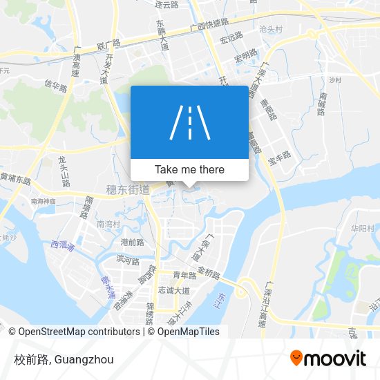 校前路 map