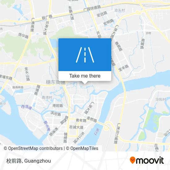 校前路 map