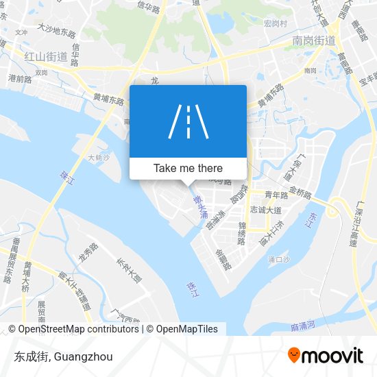 东成街 map