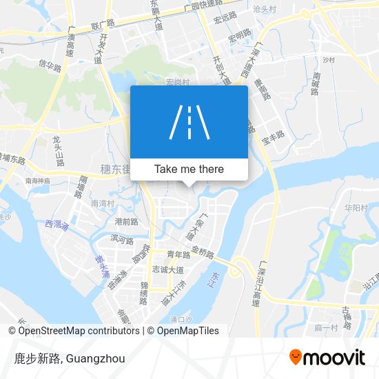 鹿步新路 map