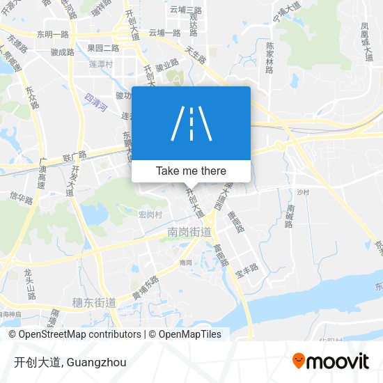 开创大道 map