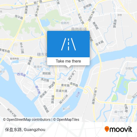 保盈东路 map