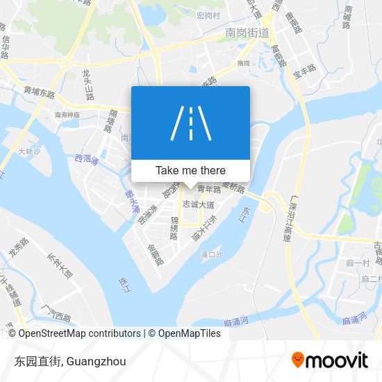 东园直街 map