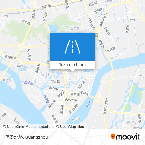 保盈北路 map