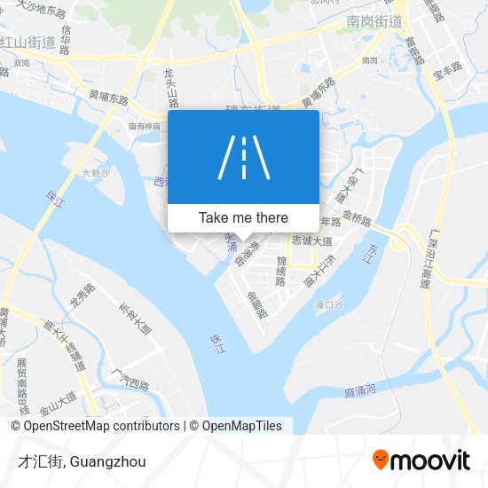 才汇街 map