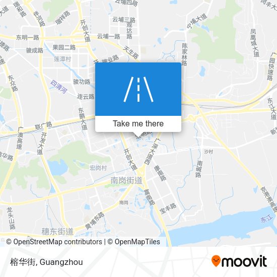 榕华街 map