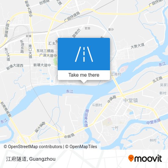 江府隧道 map