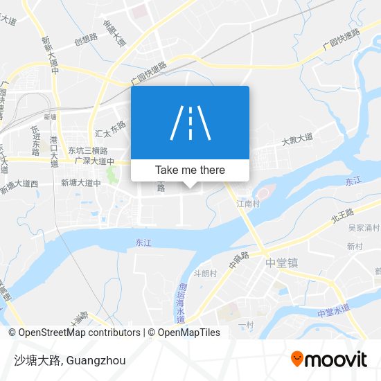 沙塘大路 map