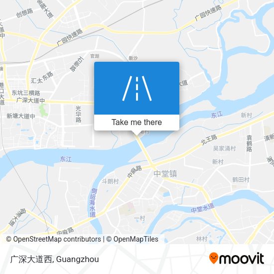 广深大道西 map