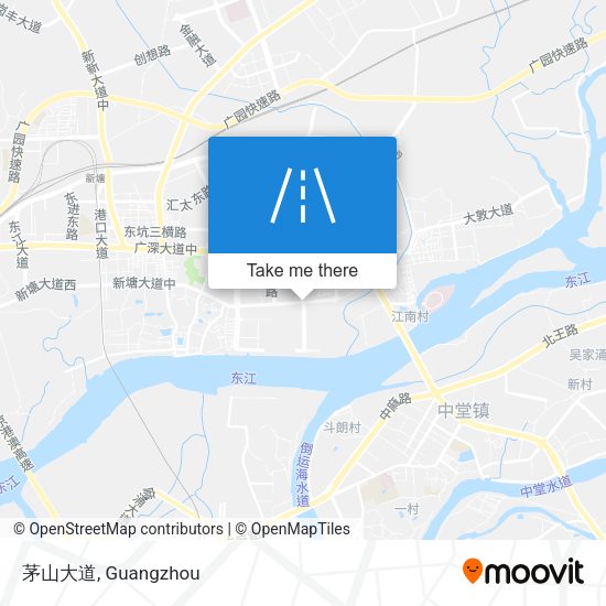 茅山大道 map