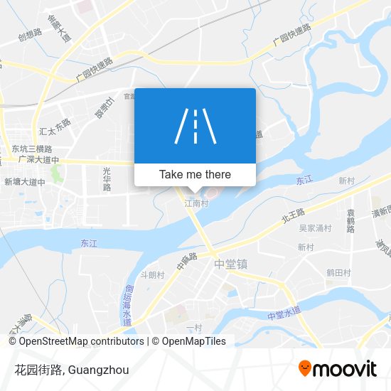 花园街路 map