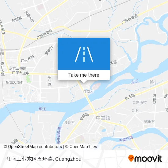 江南工业东区五环路 map