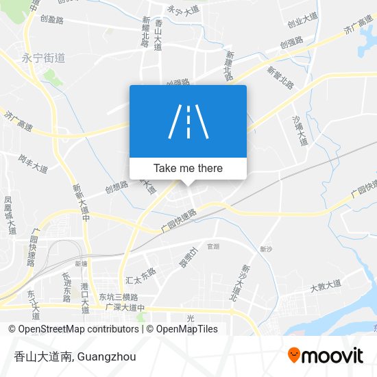 香山大道南 map