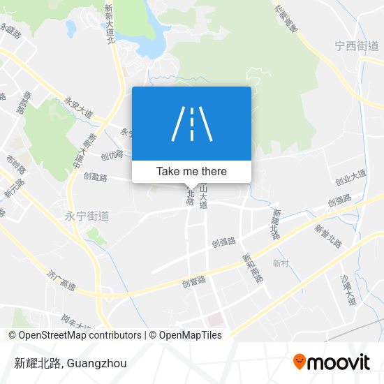 新耀北路 map
