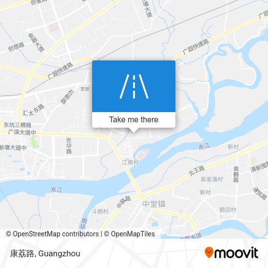 康荔路 map