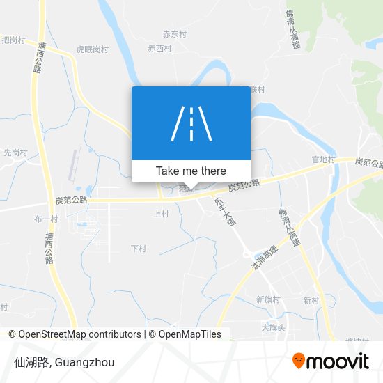 仙湖路 map