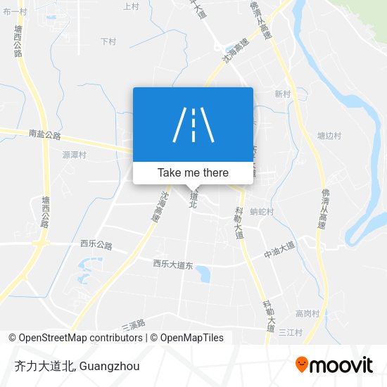 齐力大道北 map