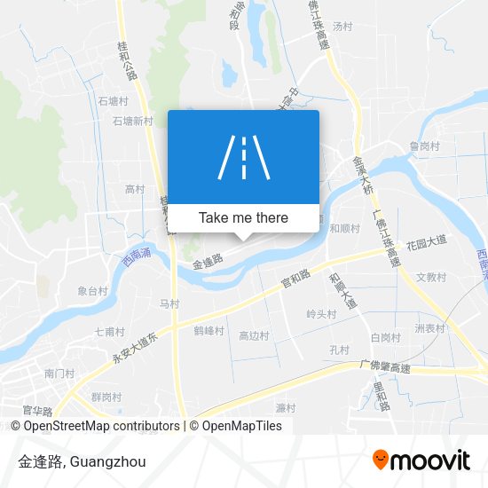 金逢路 map